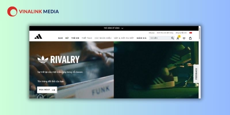 Website giới thiệu ngành sản xuất giày dép